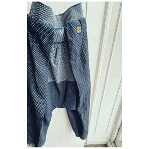 KAPITAL INDIGO PATCHWORK SHIMOKITA STRAY PANTS